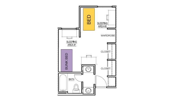 Alumni and Founders Hall Floor plan