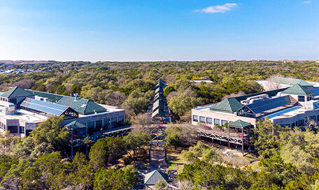 Located on a scenic preserve