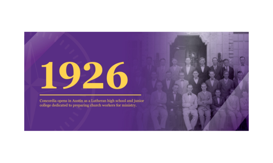 1926 | Concordia opens in Austin as a Lutheran high school and junior college dedicated to preparing church workers for ministry.