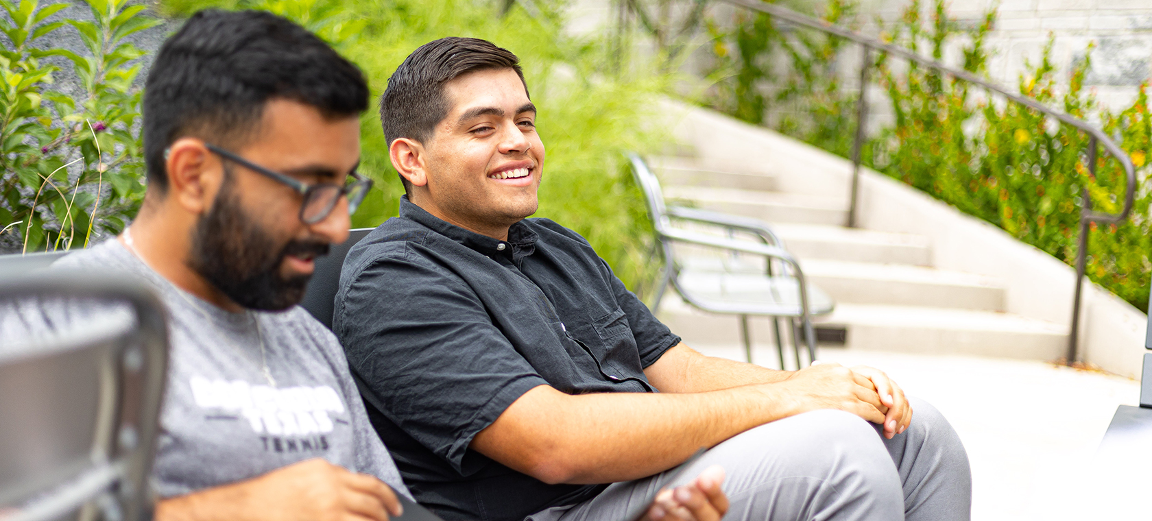 Students on Concordia Texas campus in Northwest Austin