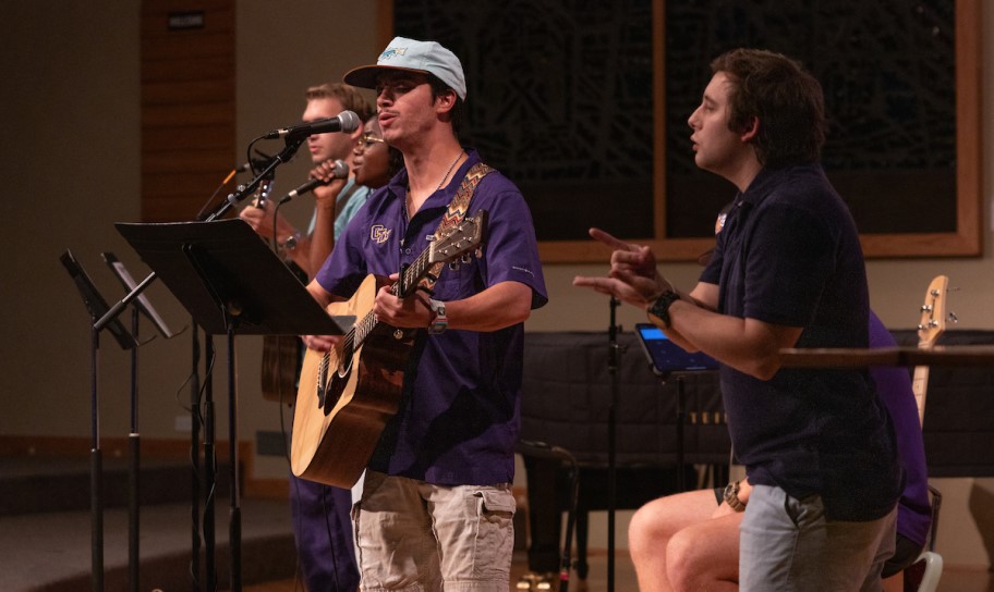 Songs of praise in Chapel