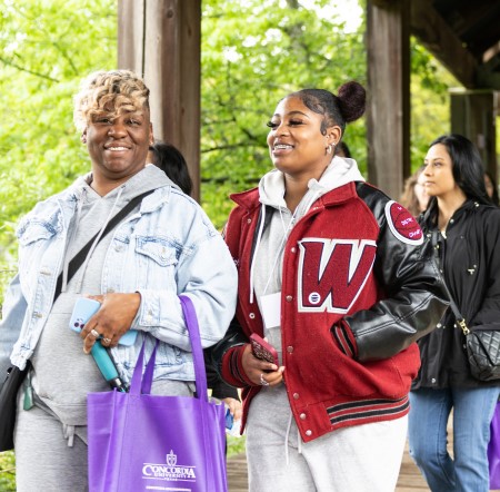 Students enjoying life on campus