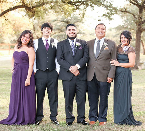 Rebekah Gomez and family