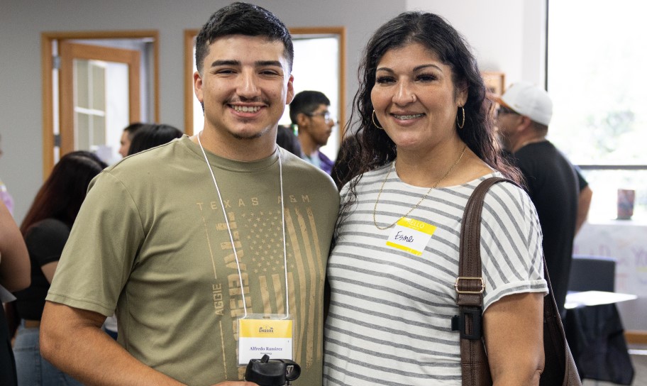 Alferdo Ramirez and mom