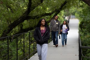 Proud parents seeing their daughter off to Concordia University Texas