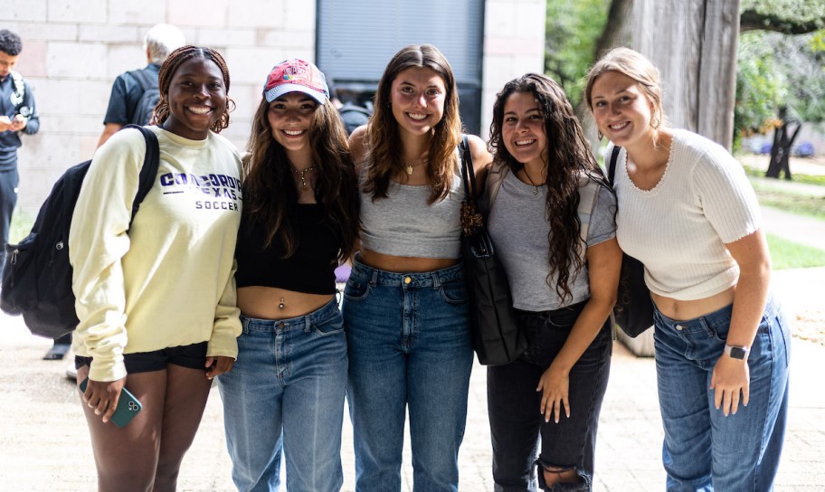 A group of diverse students