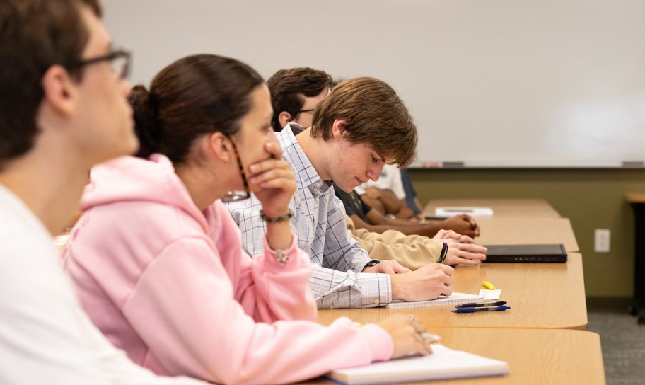A group of CTX students in class